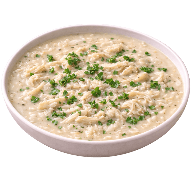 Reis-Hähnchen-Suppe